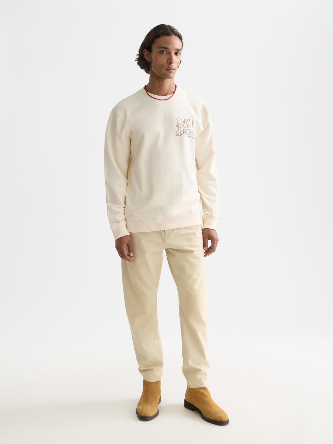 Front And Back Artwork Regular-Fit Sweatshirt - Scotch & Soda South Africa