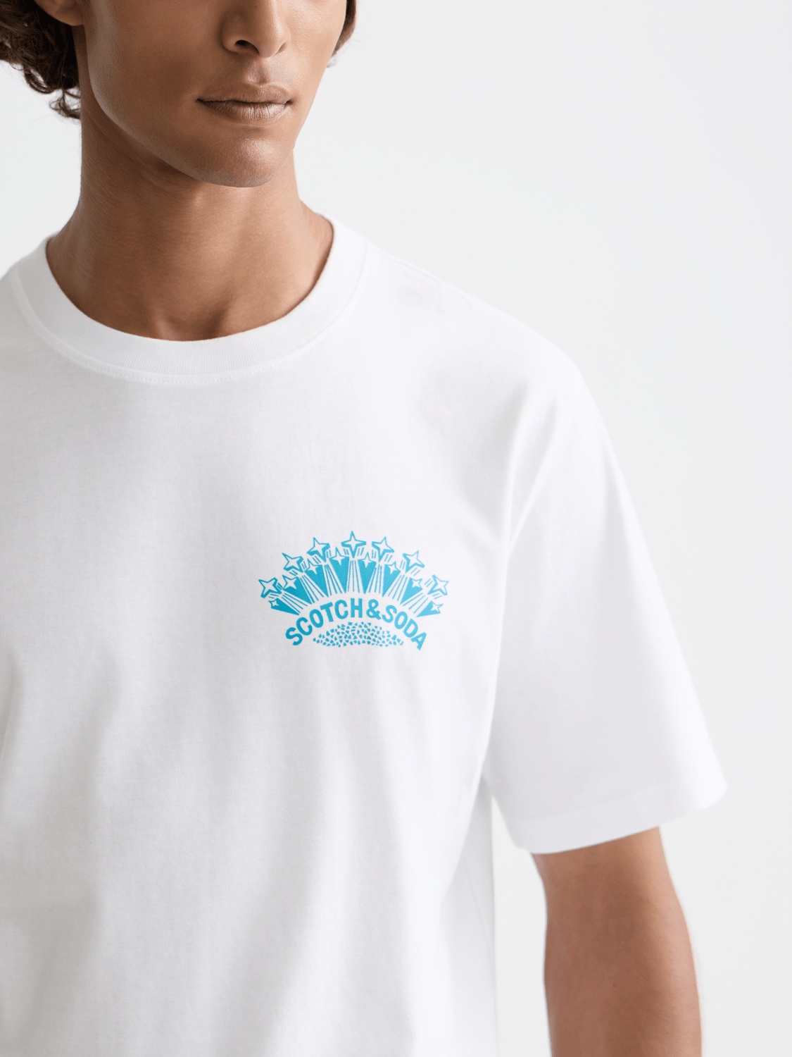 Front And Back Artwork Regular-Fit T-Shirt - Scotch & Soda South Africa