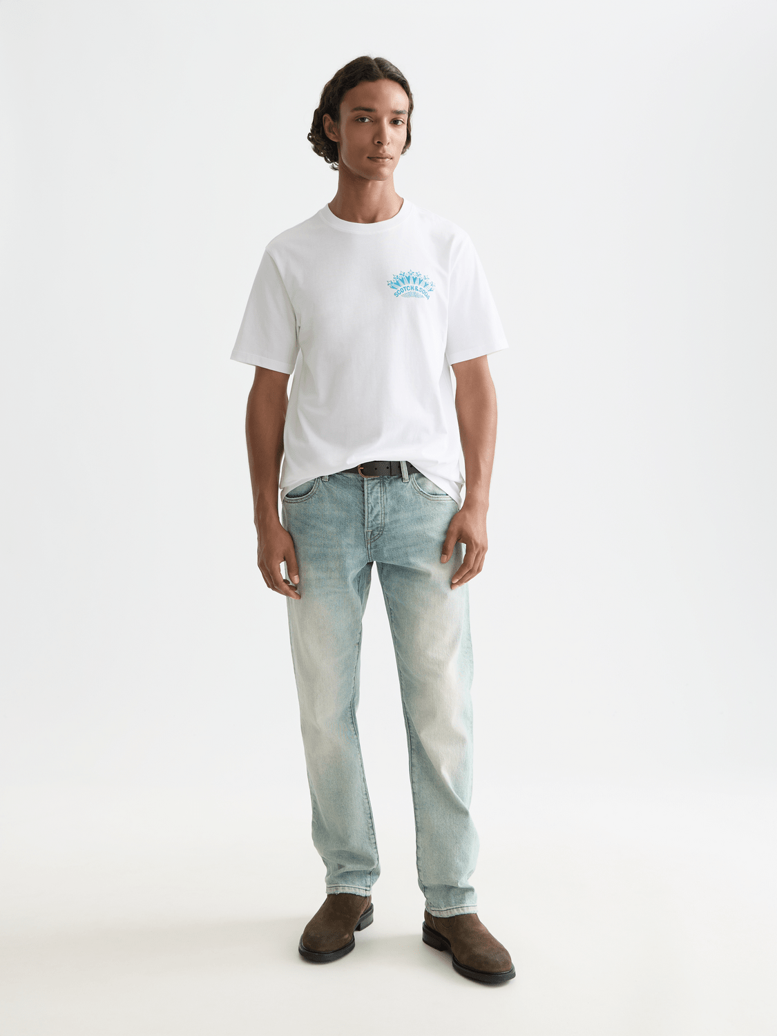 Front And Back Artwork Regular-Fit T-Shirt - Scotch & Soda South Africa