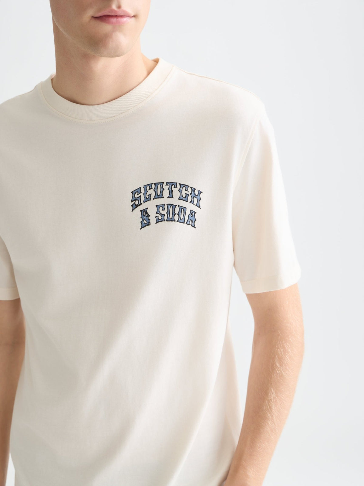 Front And Back Artwork Regularfit Tshirt - Scotch & Soda South Africa
