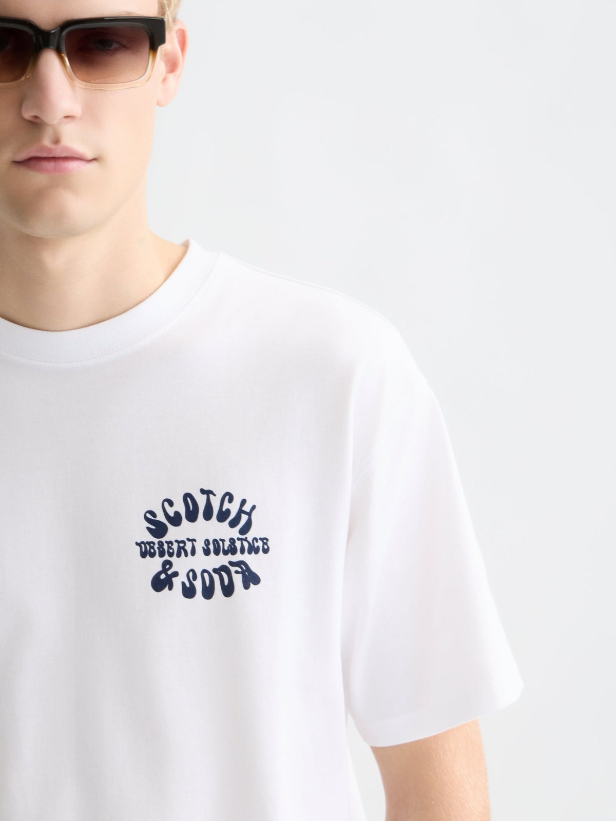 Front And Back Artwork Relaxed-Fit T-Shirt - Scotch & Soda South Africa
