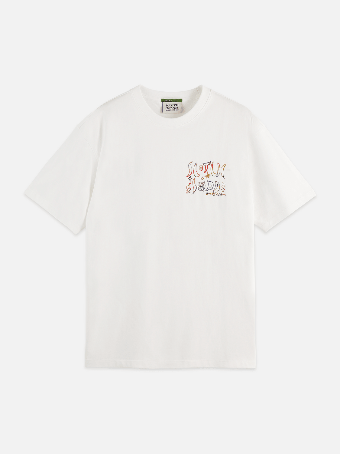 Front And Back Artwork Relaxed-Fit T-Shirt - Scotch & Soda South Africa
