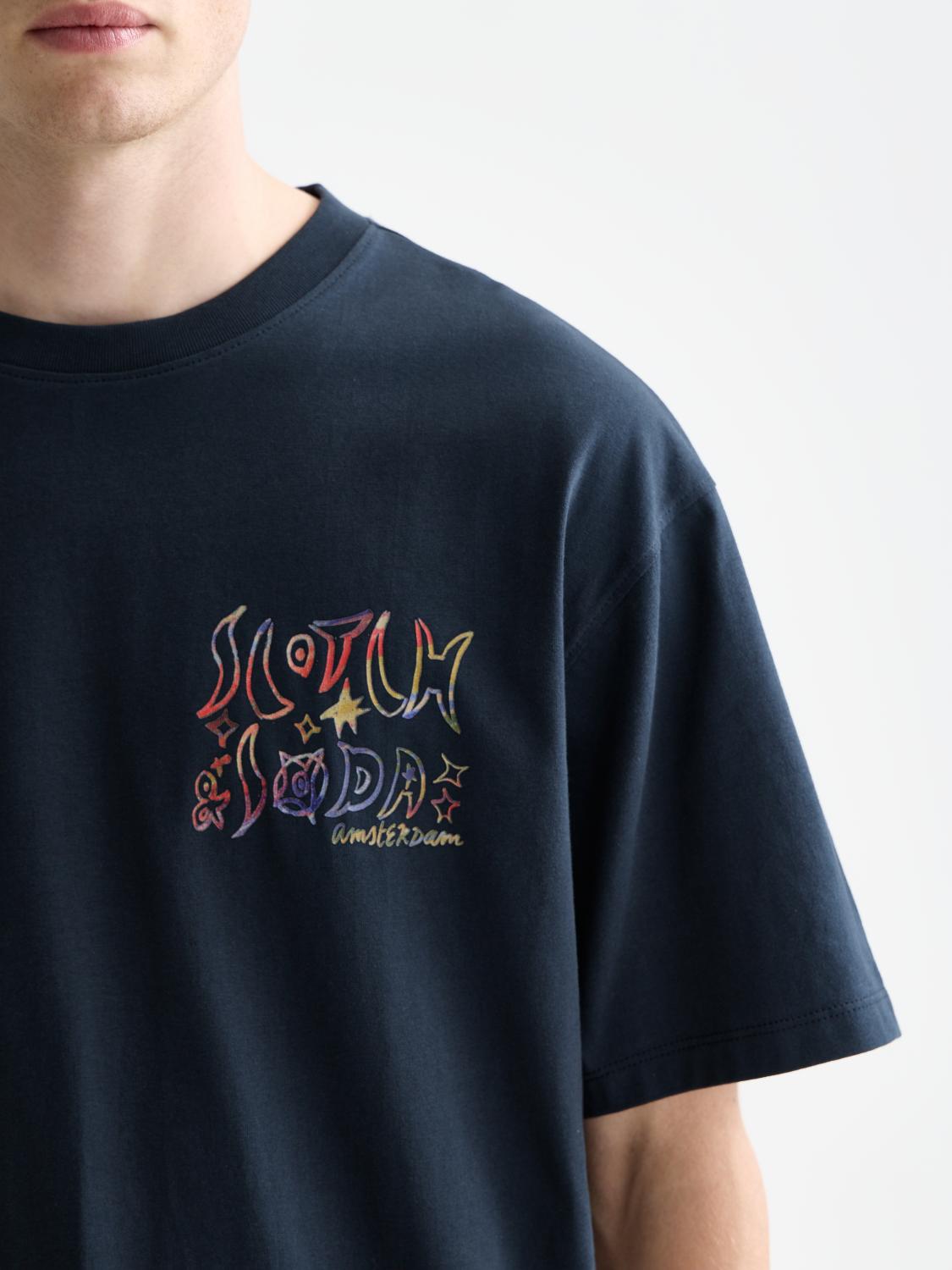 Front And Back Artwork Relaxed-Fit T-Shirt - Scotch & Soda South Africa