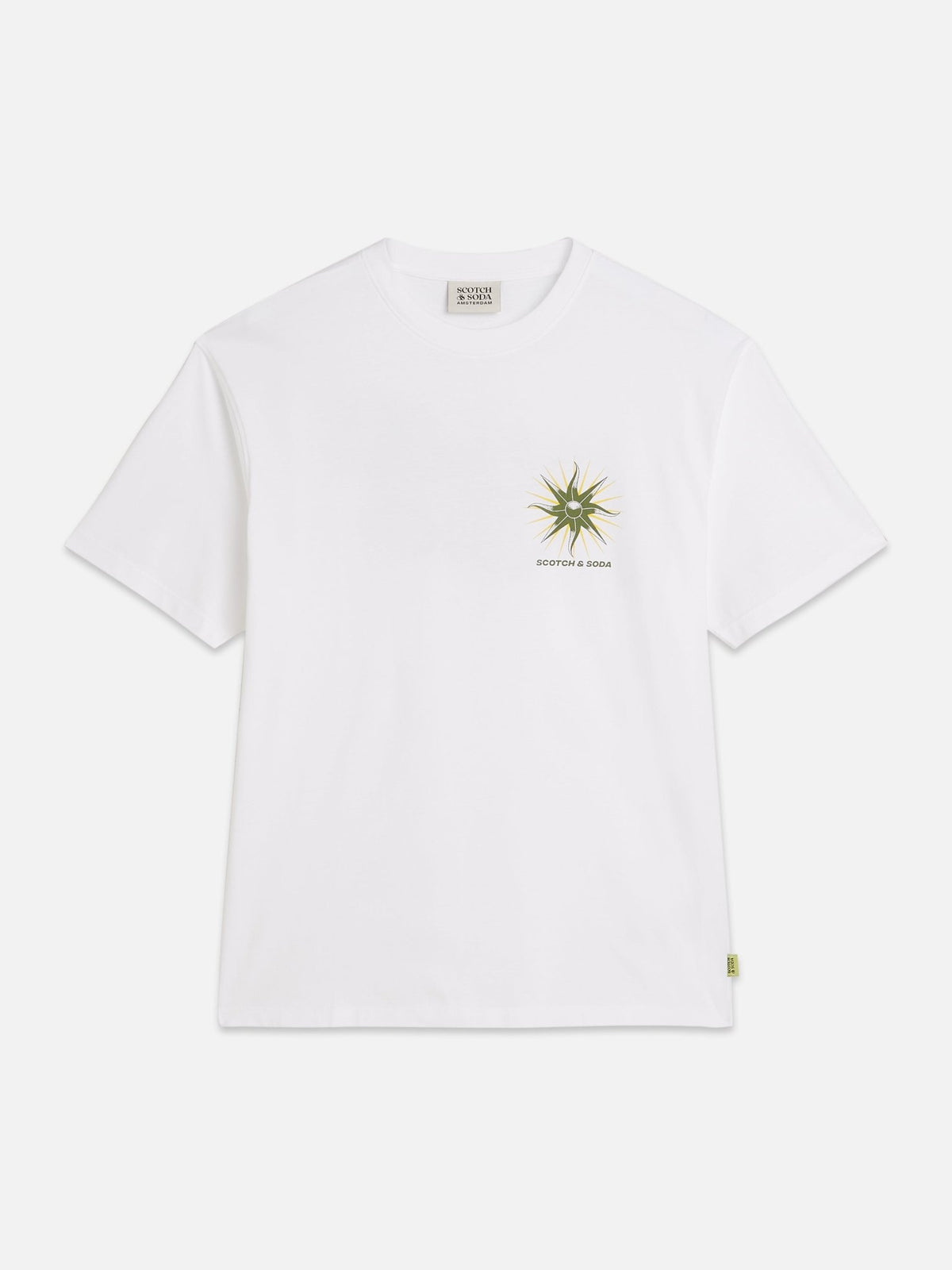 Front And Back Artwork Relaxed-fit T-shirt - Scotch & Soda South Africa