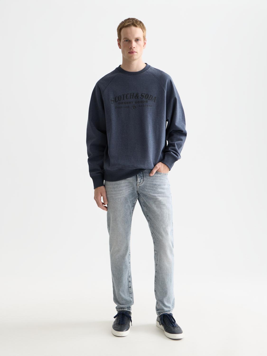 Front Artwork Relaxed-Fit Sweatshirt - Scotch & Soda South Africa