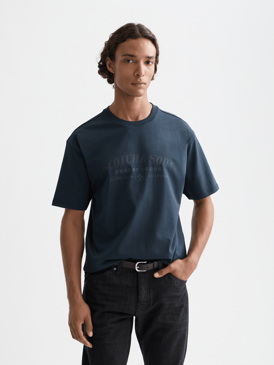 Front Artwork Relaxed-Fit T-Shirt - Scotch & Soda South Africa