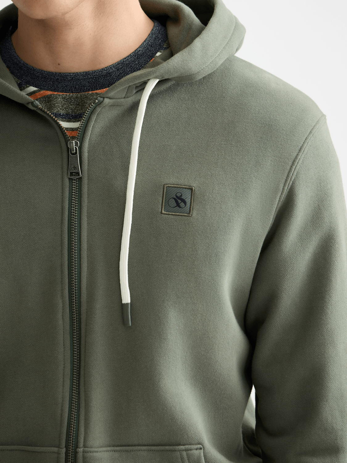 Full Zip Logo Hoodie - Scotch & Soda South Africa