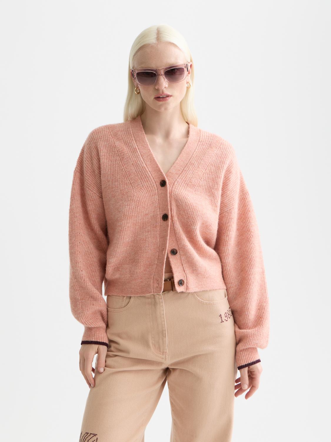 Fuzzy Relaxed Cardigan - Scotch & Soda South Africa