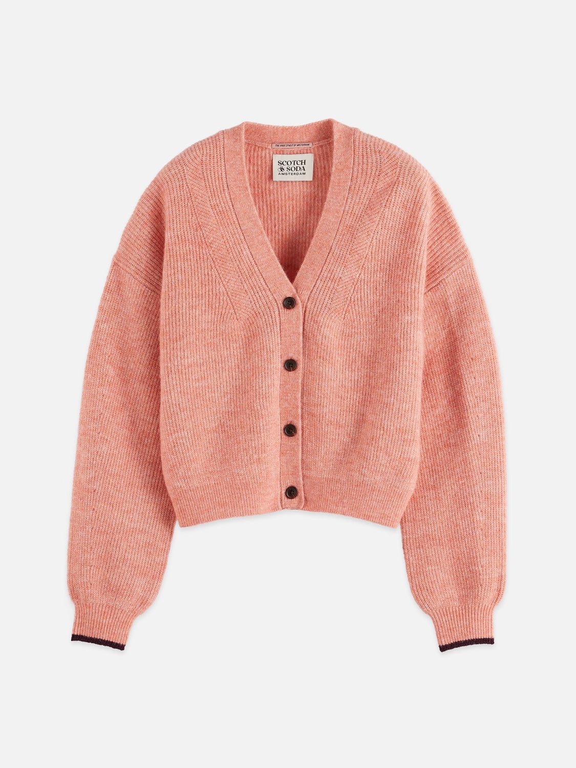 Fuzzy Relaxed Cardigan - Scotch & Soda South Africa