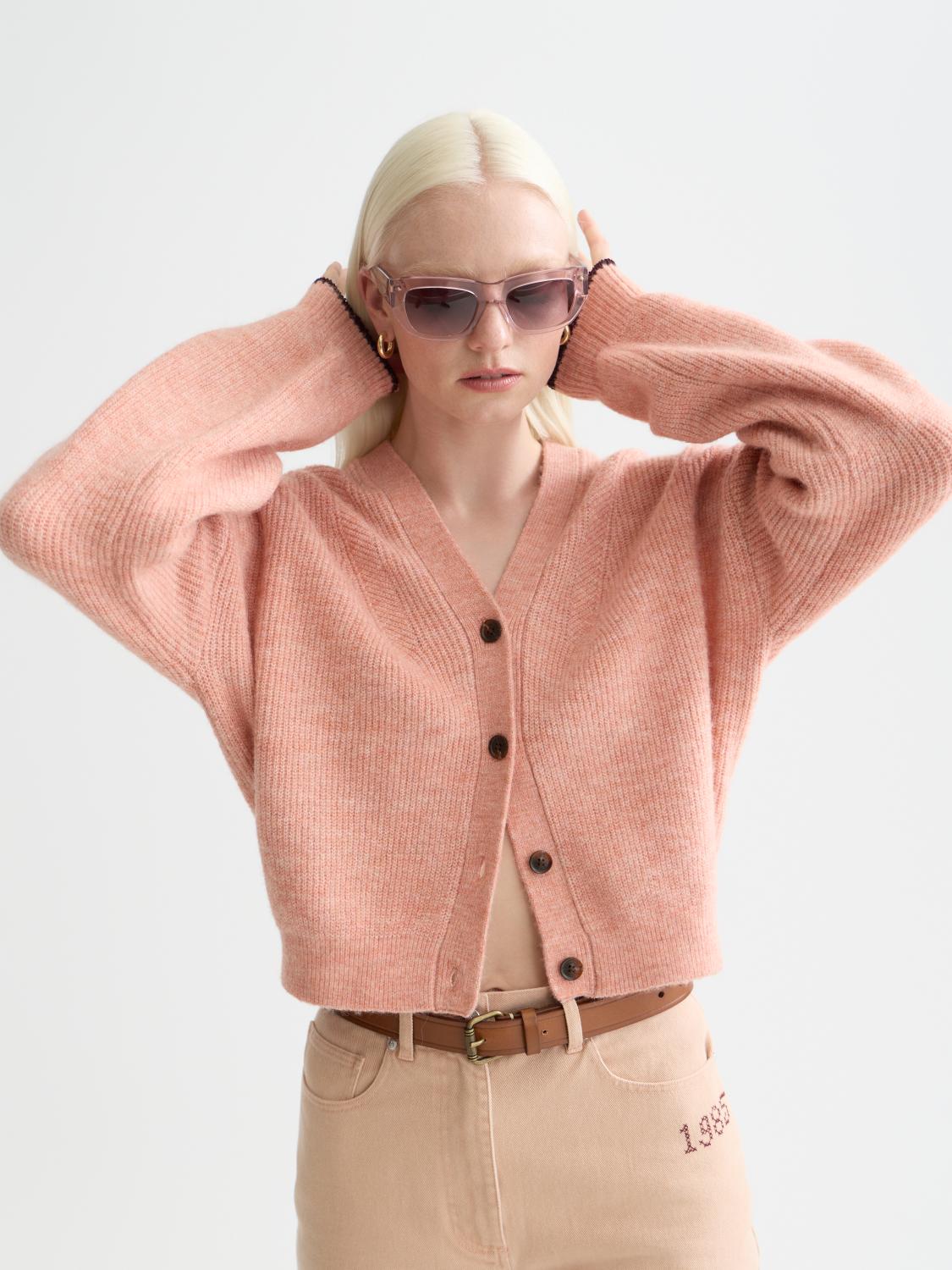 Fuzzy Relaxed Cardigan - Scotch & Soda South Africa