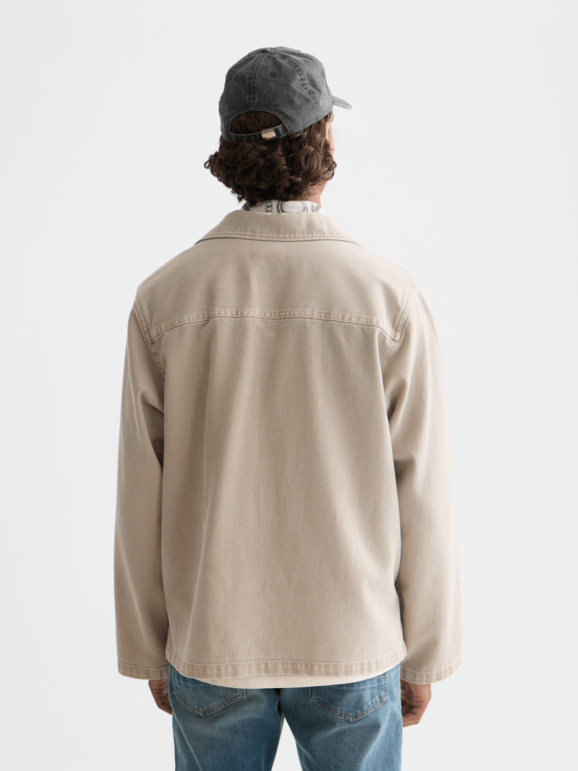 Half Closure Washed Overshirt - Scotch & Soda South Africa