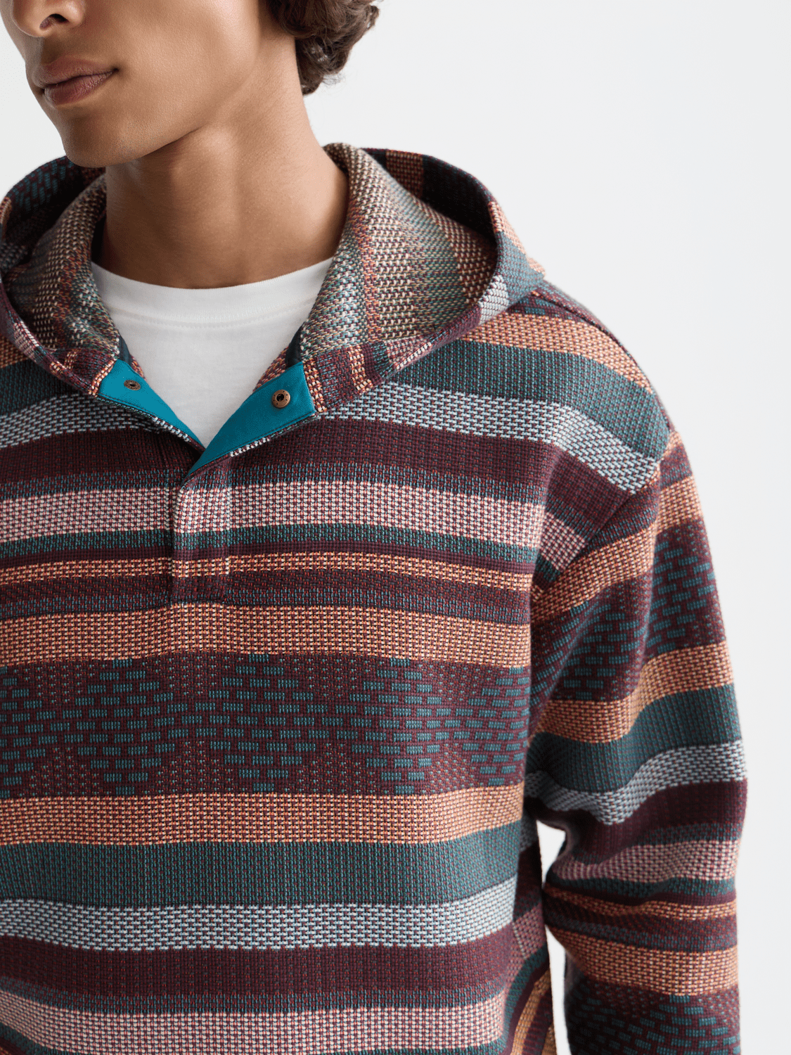 Jacquard Relaxed-Fit Hoodie - Scotch & Soda South Africa