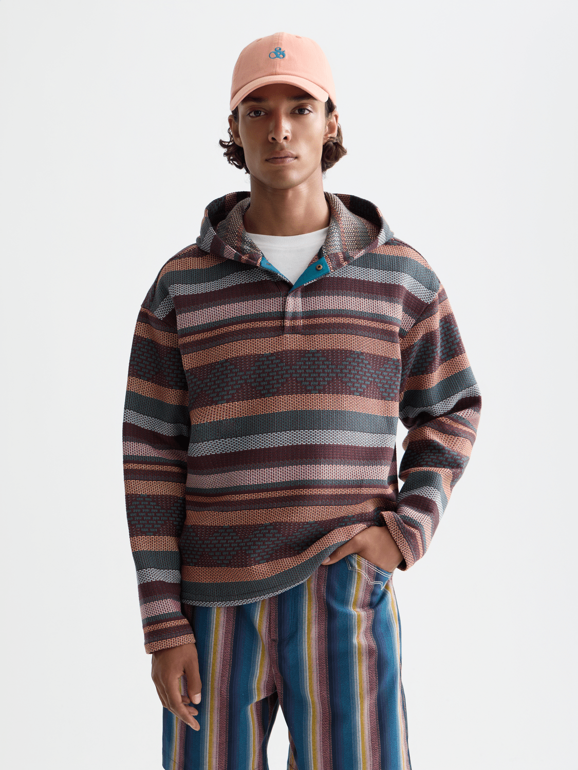 Jacquard Relaxed-Fit Hoodie - Scotch & Soda South Africa