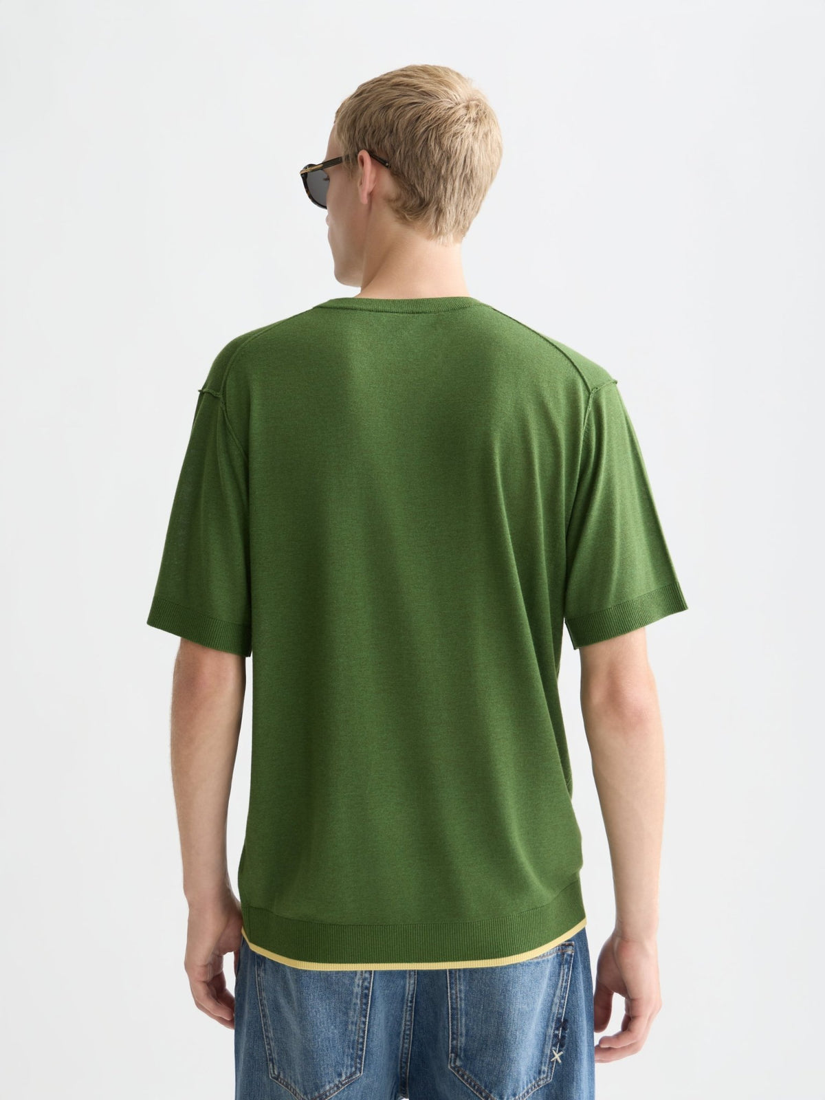 Knitted Relaxed-Fit T-Shirt - Scotch & Soda South Africa