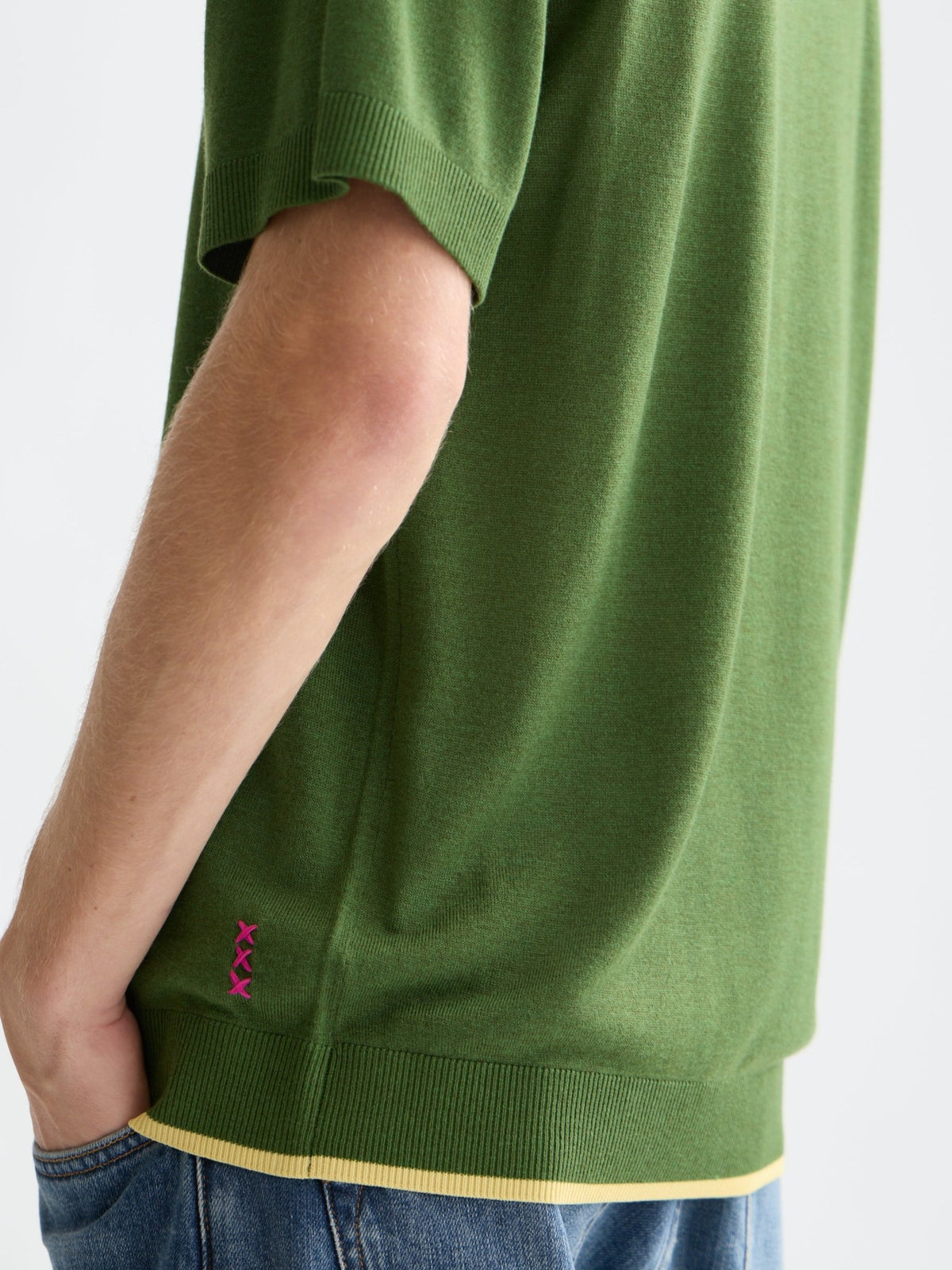 Knitted Relaxed-Fit T-Shirt - Scotch & Soda South Africa