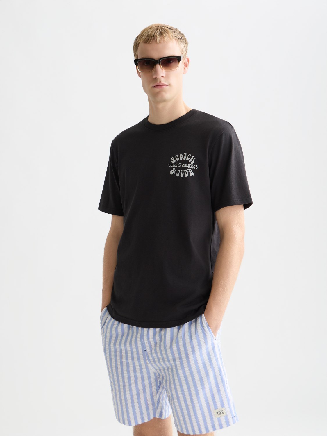 Left Chest Artwork Regular-Fit T-Shirt - Scotch & Soda South Africa