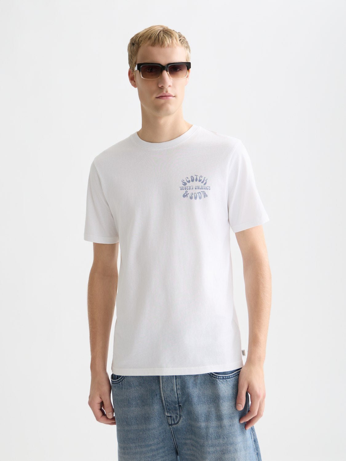Left Chest Artwork Regular-Fit T-Shirt - Scotch & Soda South Africa