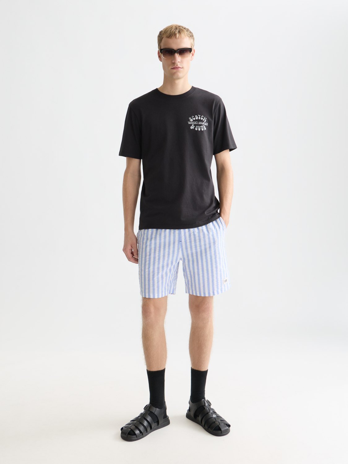 Left Chest Artwork Regular-Fit T-Shirt - Scotch & Soda South Africa