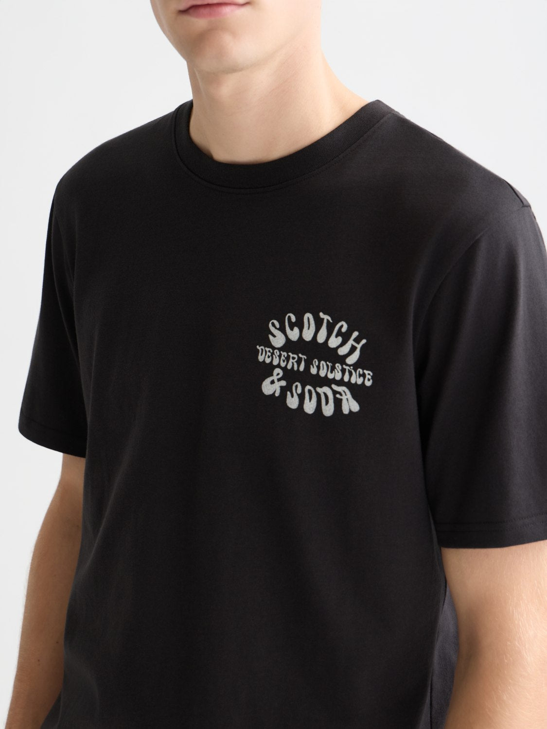 Left Chest Artwork Regular-Fit T-Shirt - Scotch & Soda South Africa