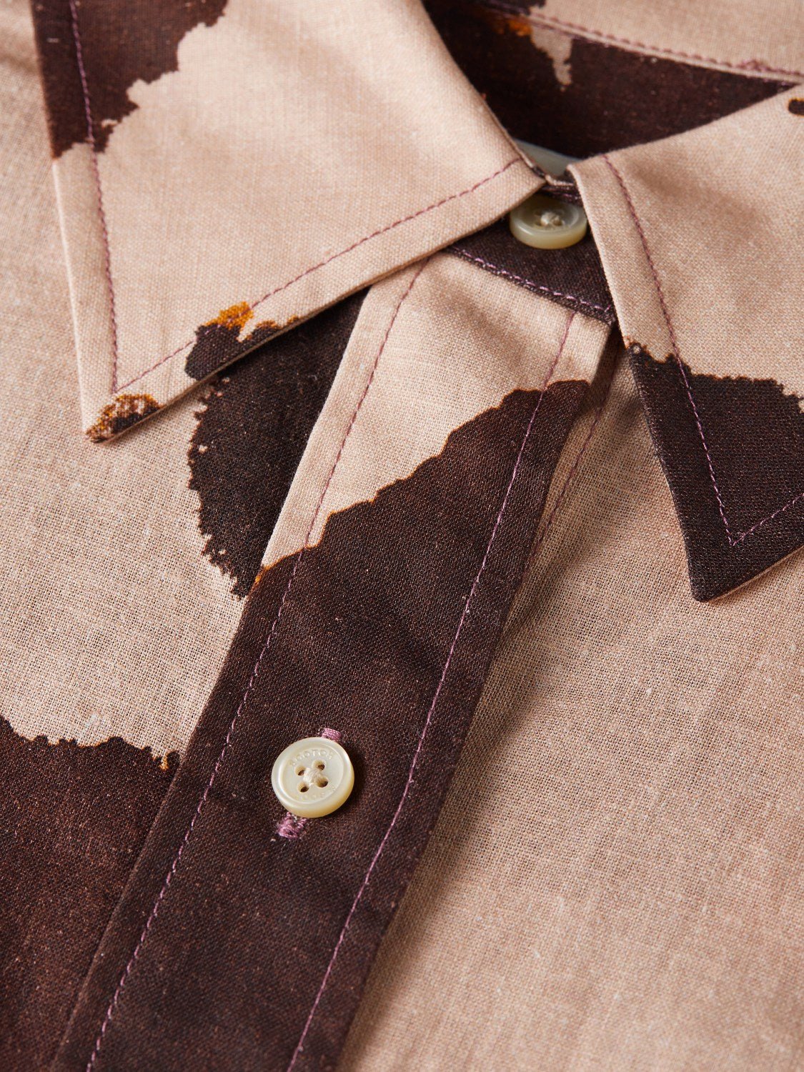 Linen Blend Printed Shirt - Scotch & Soda South Africa