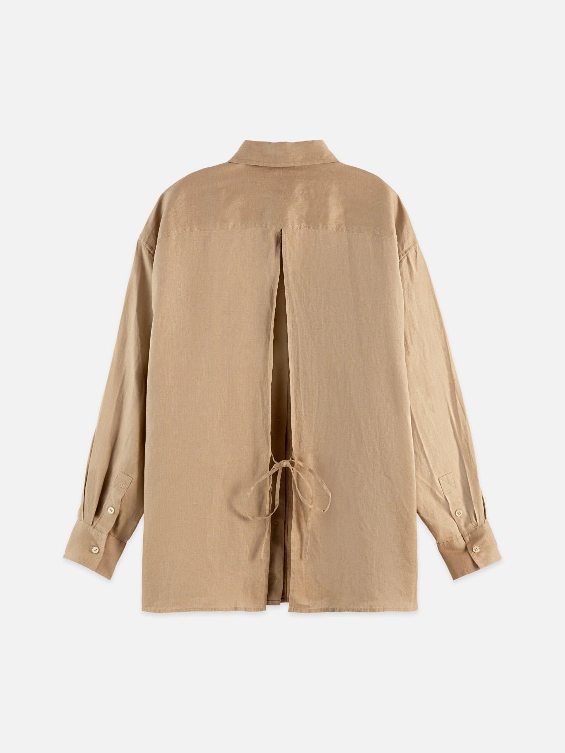 Linen Shirt With Back Detail - Scotch & Soda South Africa