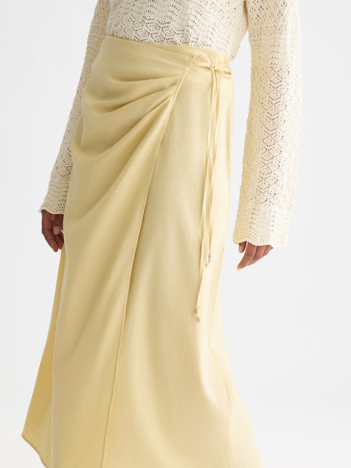 Linen Wrap Skirt - Scotch & Soda South Africa