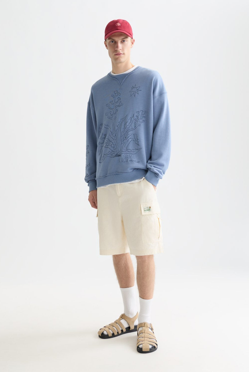 Linenblend Relaxedfit Cargo Bermuda Shorts - Scotch & Soda South Africa