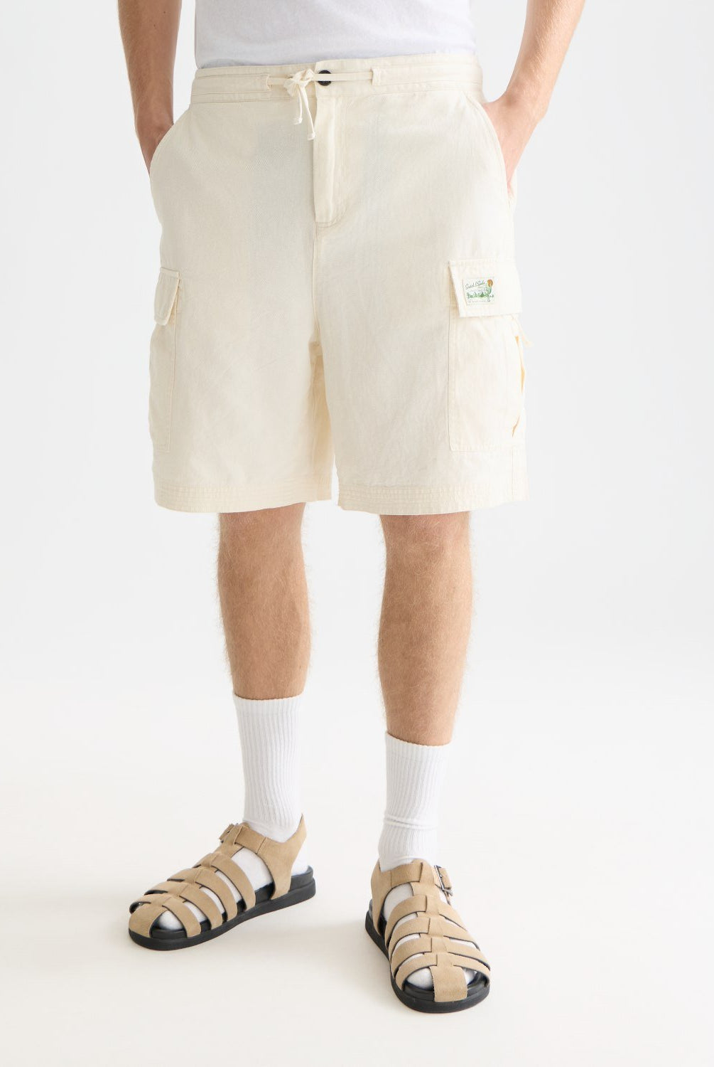 Linenblend Relaxedfit Cargo Bermuda Shorts - Scotch & Soda South Africa