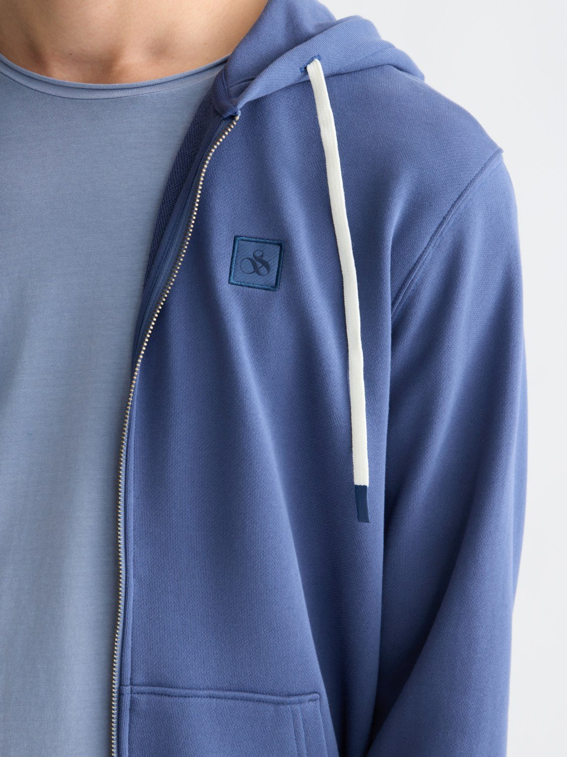 Logo Badge Regularfit Zipthrough Hoodie - Scotch & Soda South Africa