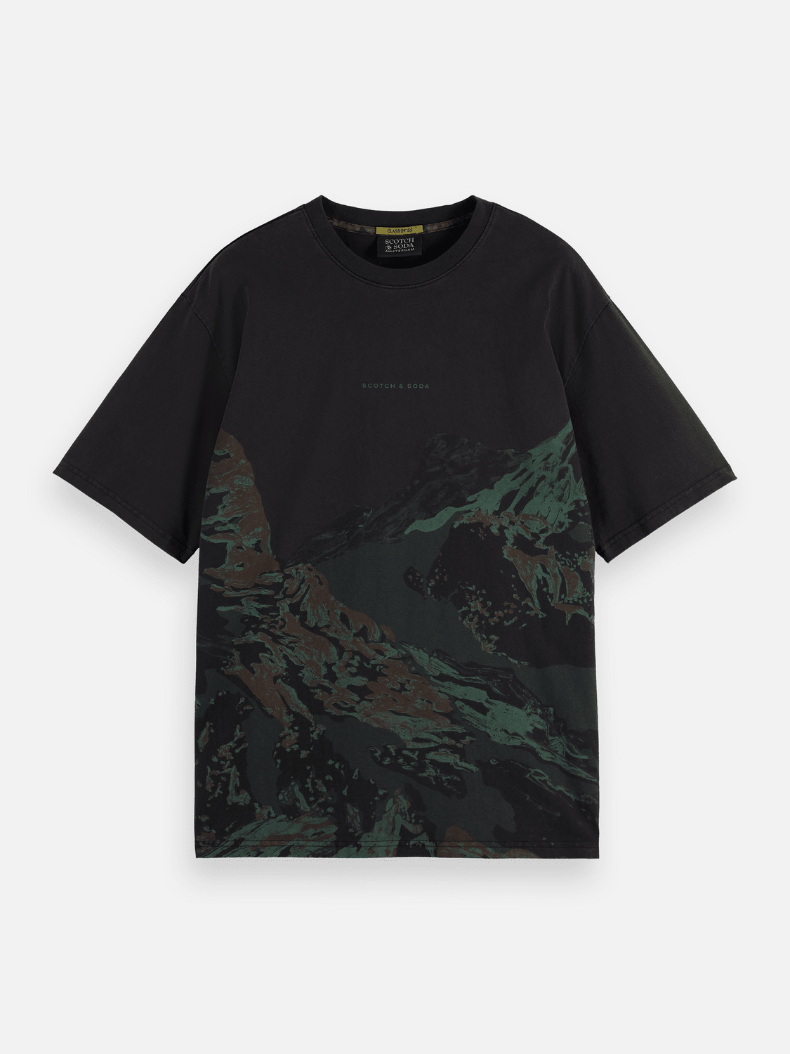 Loose Fit Overdyed Aw T-Shirt - Scotch & Soda South Africa