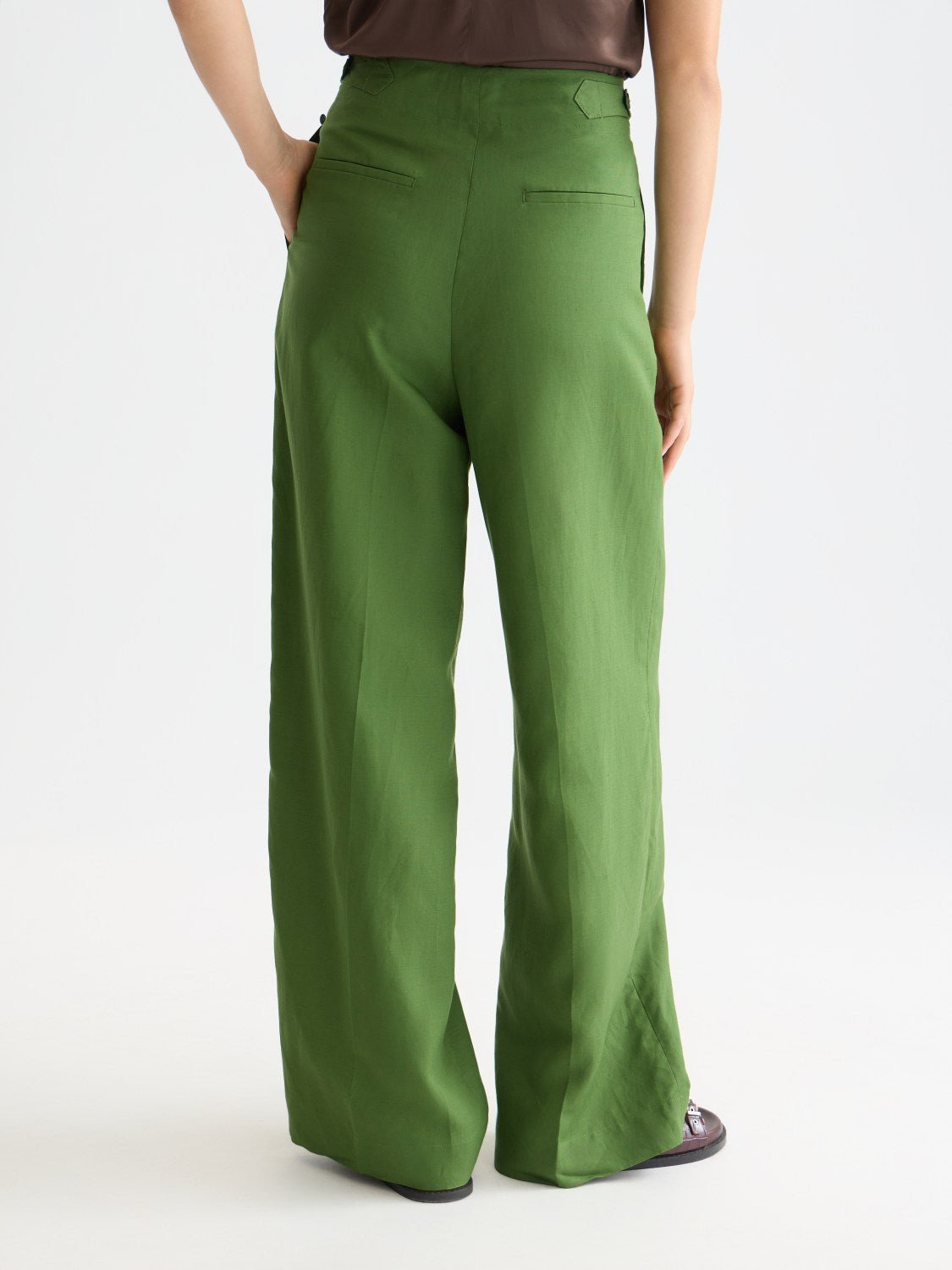 Lou - Lyocell High Rise Wide Leg Pants - Scotch & Soda South Africa