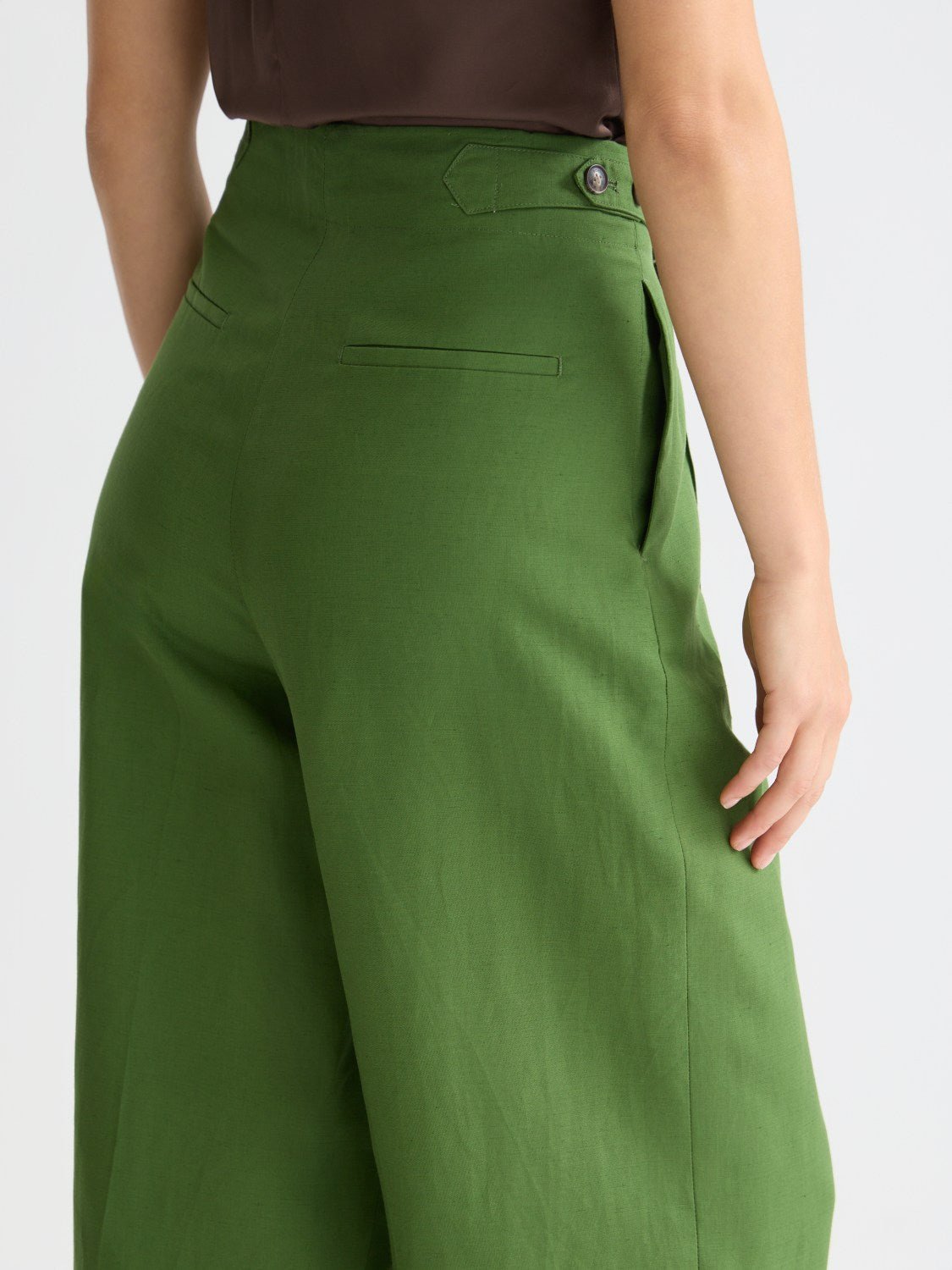 Lou - Lyocell High Rise Wide Leg Pants - Scotch & Soda South Africa