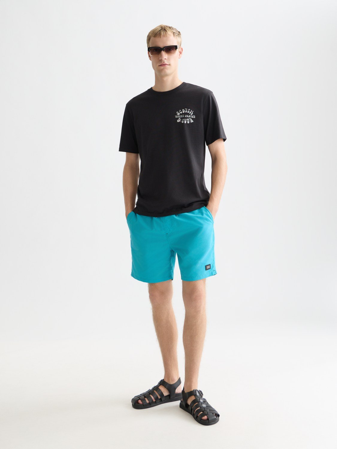 Magic Printed Midlength Swim Shorts - Scotch & Soda South Africa