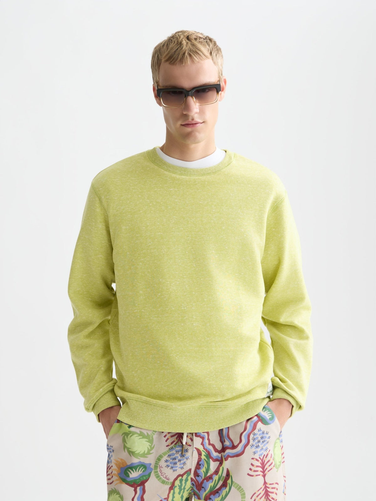 Melange Regular-fit Sweatshirt - Scotch & Soda South Africa