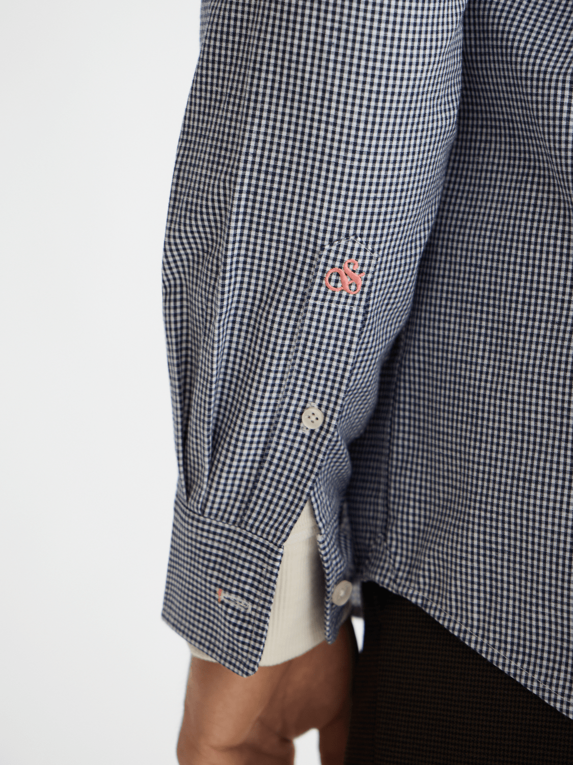 Micro-Check Poplin Shirt - Scotch & Soda South Africa