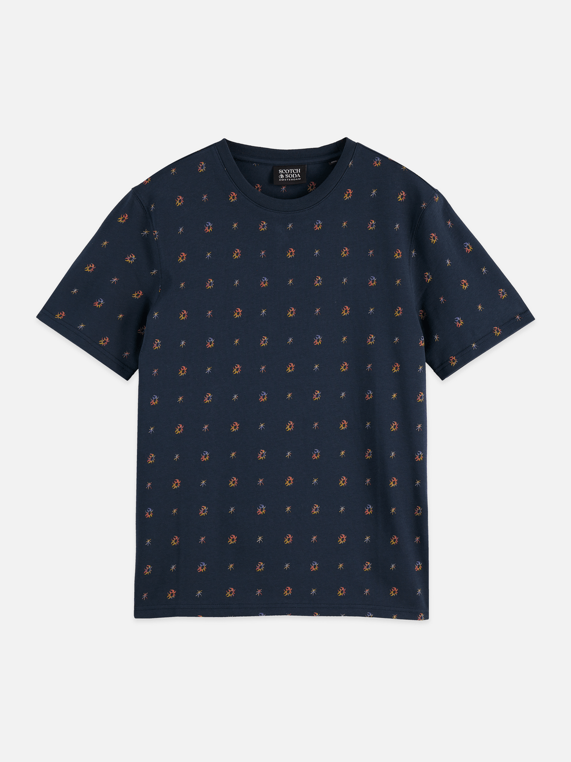 Micro-Printed Regular-Fit T-Shirt - Scotch & Soda South Africa