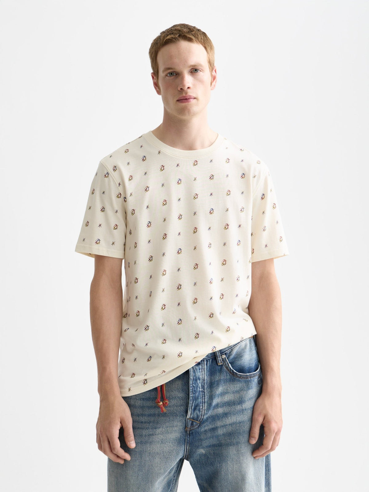 Micro-Printed Regular-Fit T-Shirt - Scotch & Soda South Africa