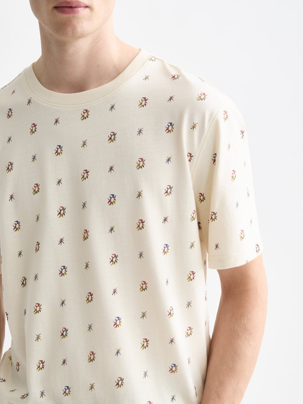 Micro-Printed Regular-Fit T-Shirt - Scotch & Soda South Africa