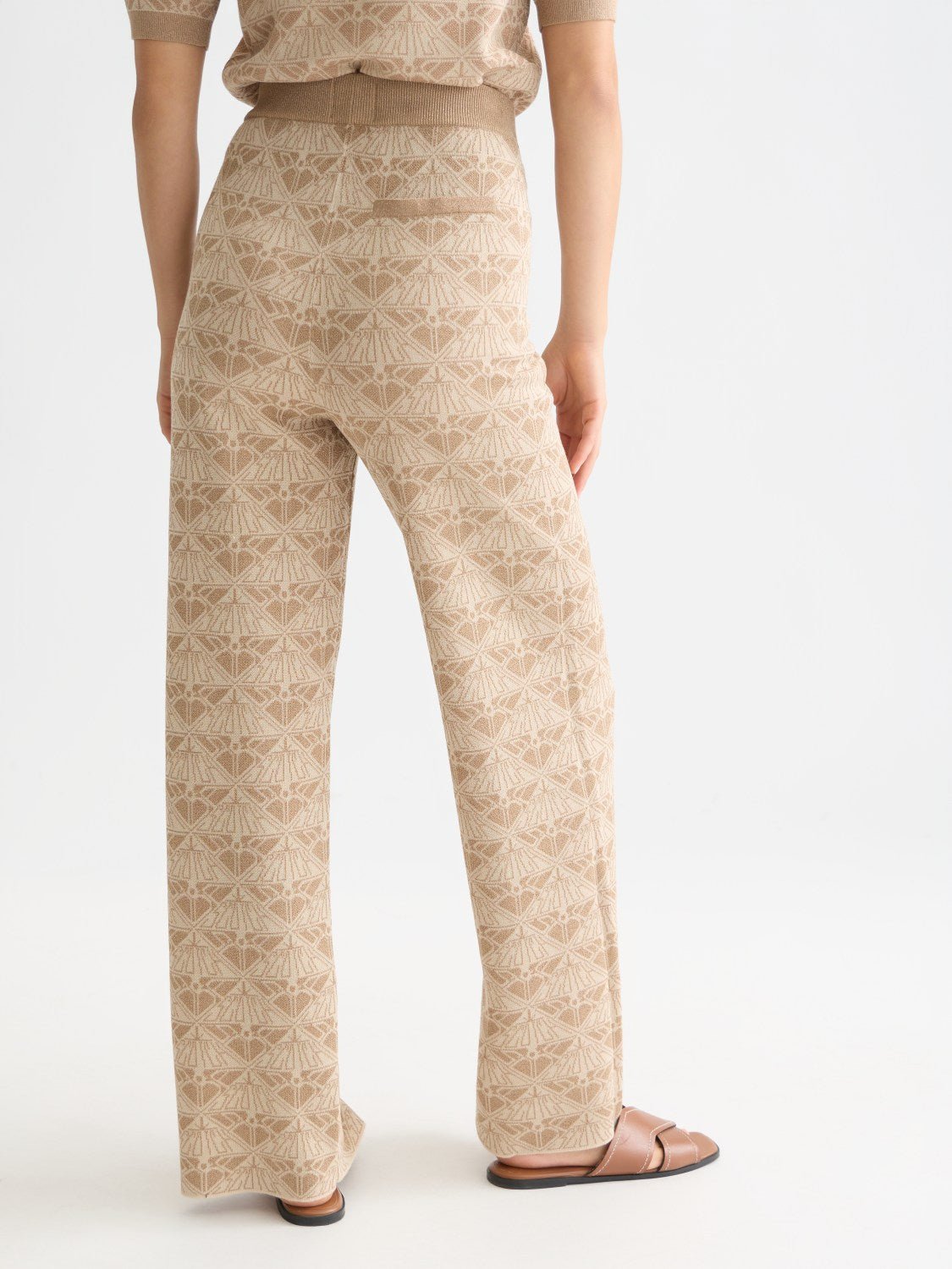 Monogram Jacquard Knitted Trousers - Scotch & Soda South Africa