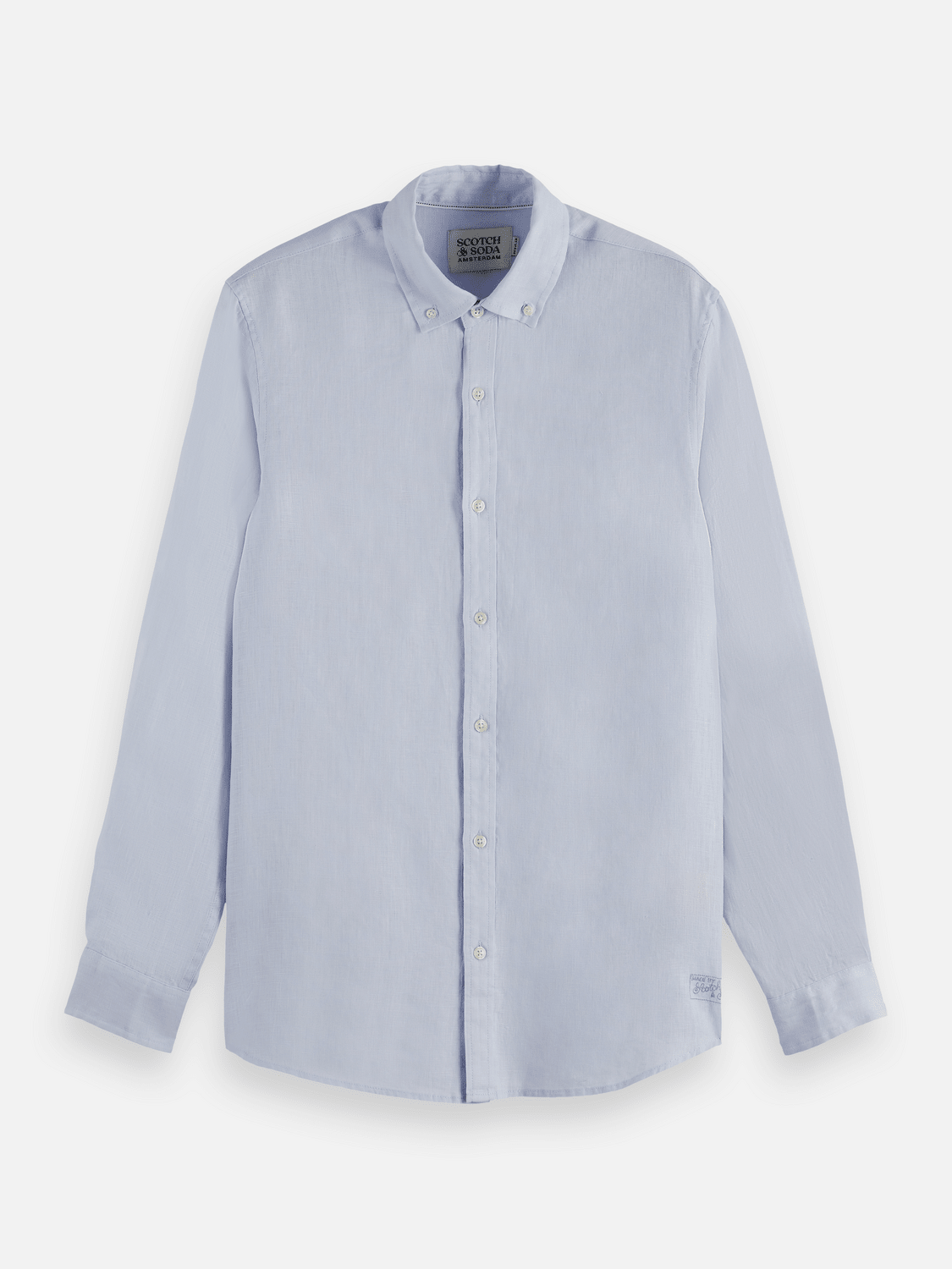 Nos Linen Regular-Fit Shirt - Scotch & Soda South Africa