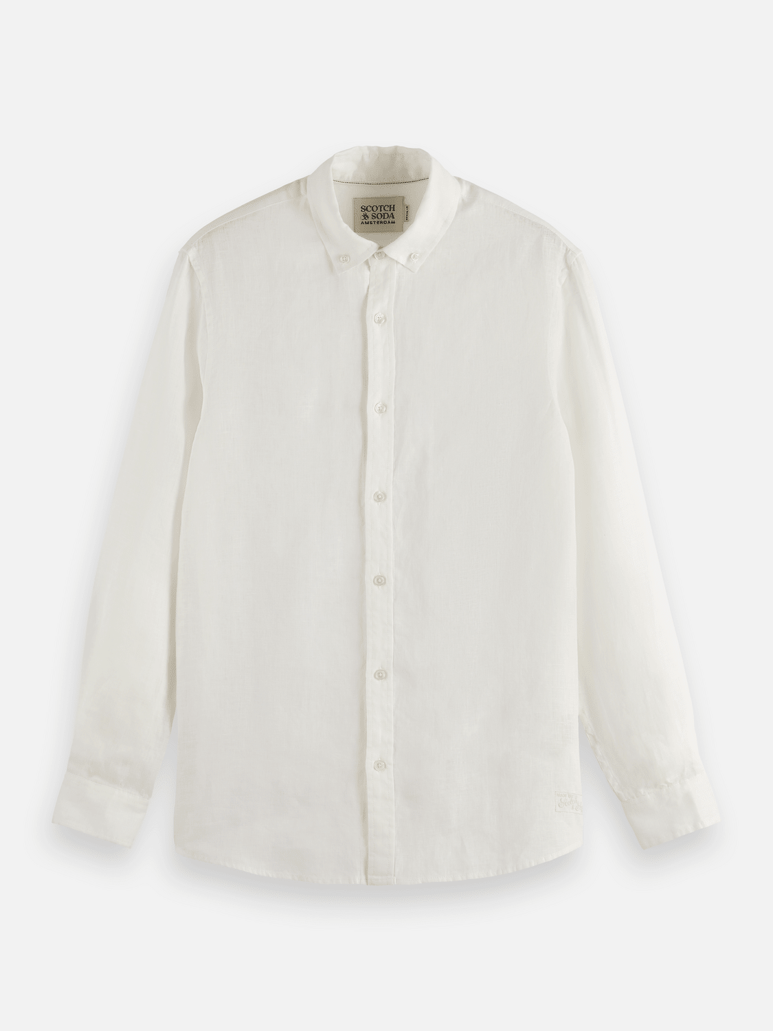 Nos Linen Regular-Fit Shirt - Scotch & Soda South Africa