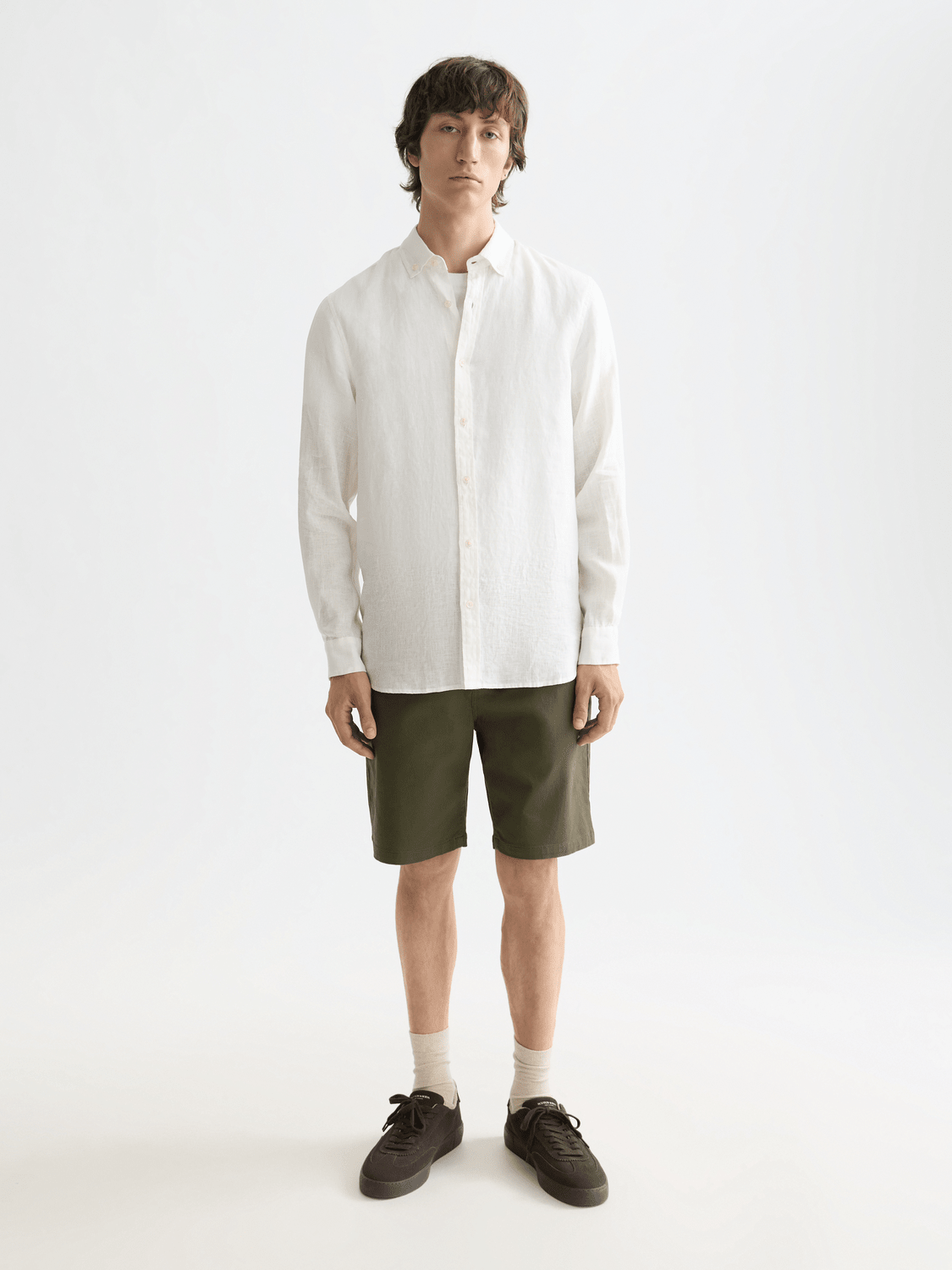 Nos Linen Regular-Fit Shirt - Scotch & Soda South Africa