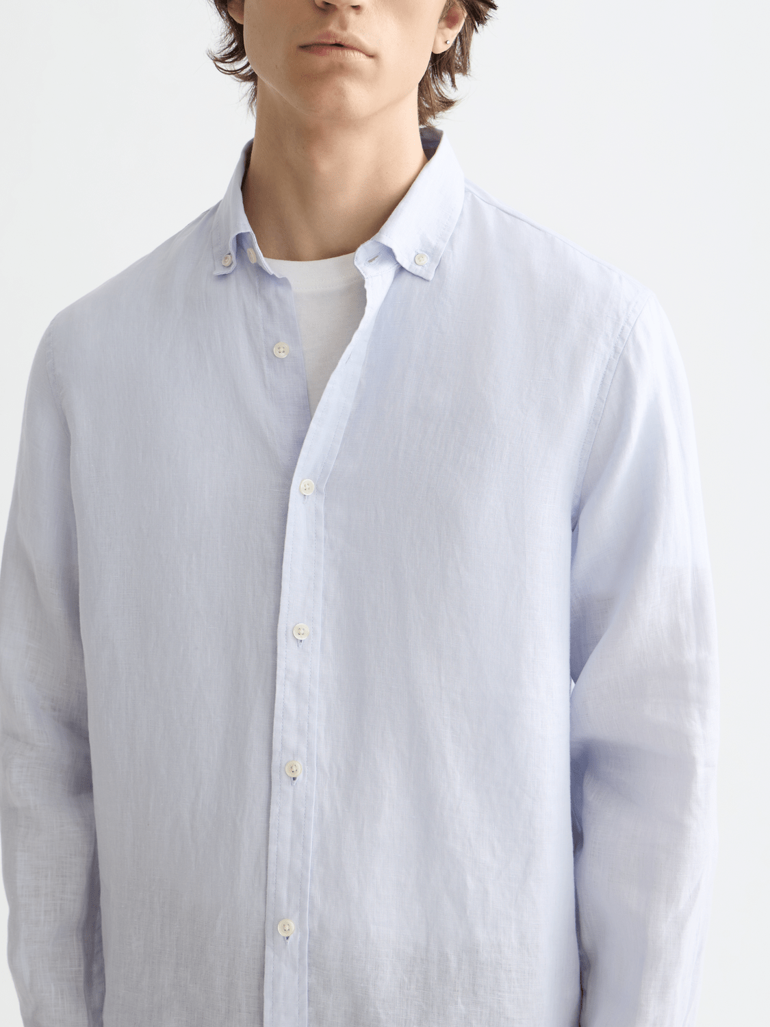 Nos Linen Regular-Fit Shirt - Scotch & Soda South Africa