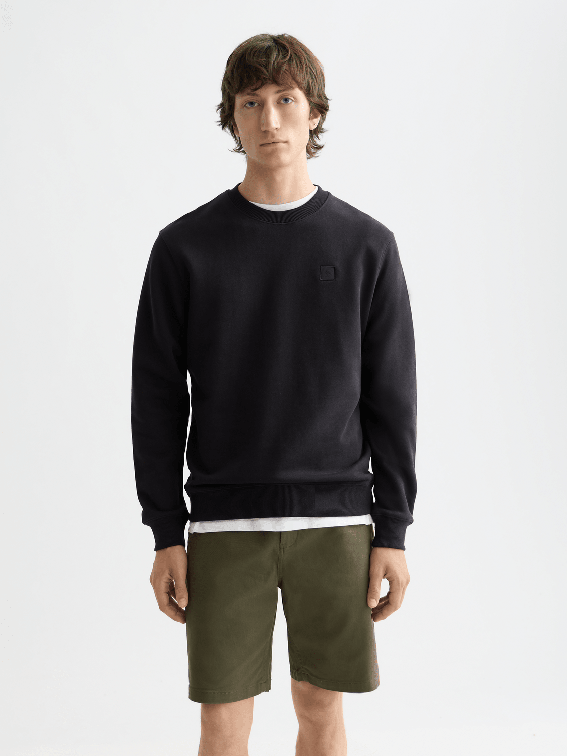 Nos Logo Badge Regular-Fit Sweatshirt - Scotch & Soda South Africa