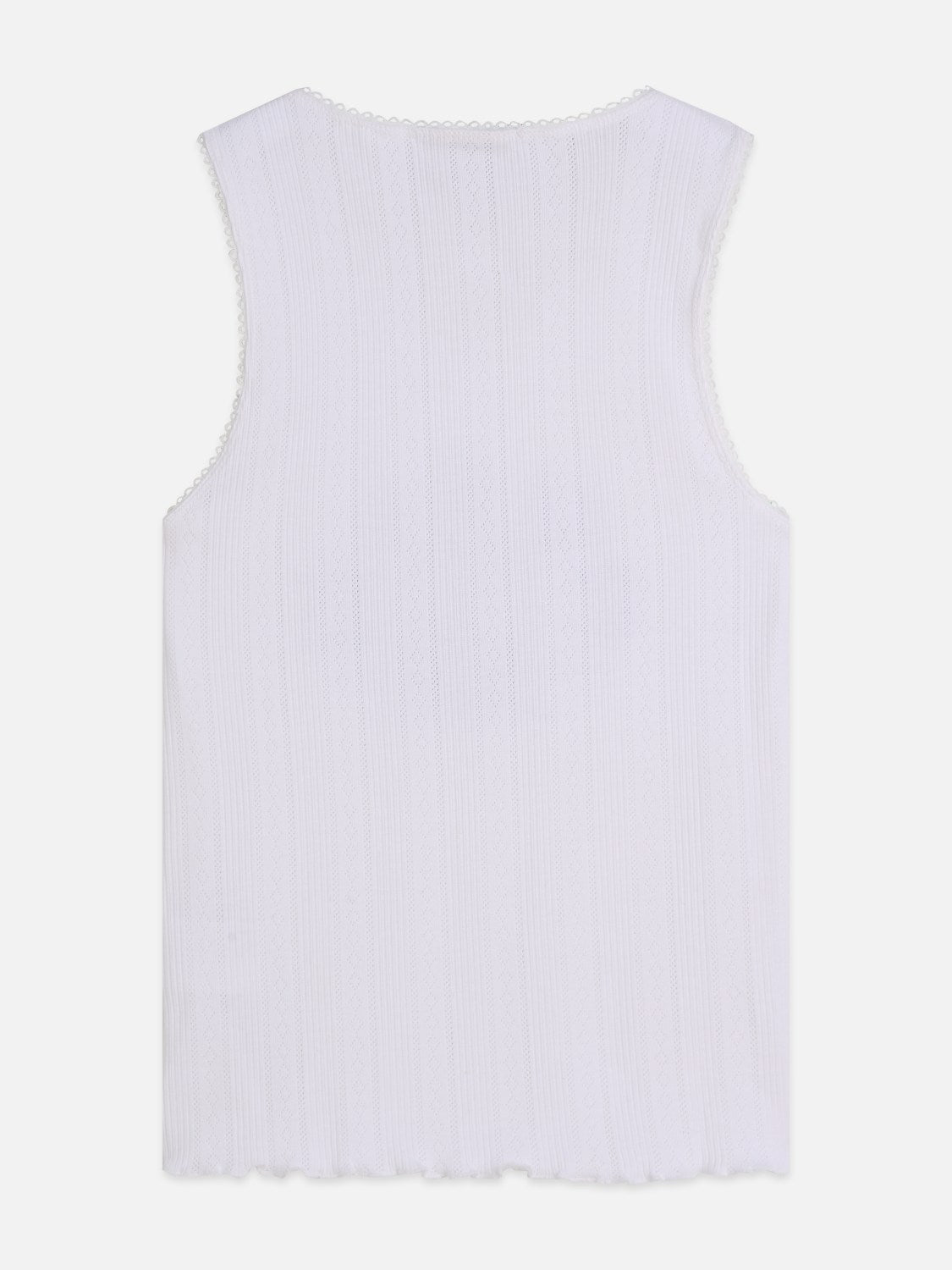 Pointelle Jersey Artwork Tank - Scotch & Soda South Africa