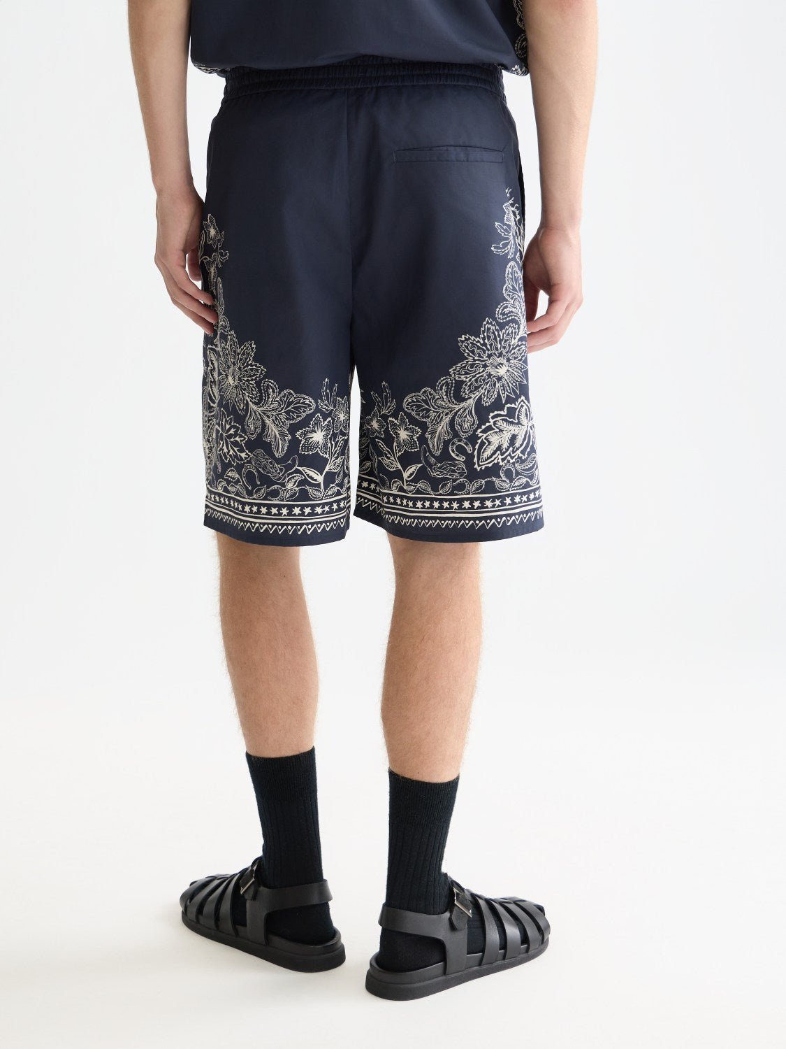 Printed Cottonlyocell Widefit Bermuda Shorts - Scotch & Soda South Africa
