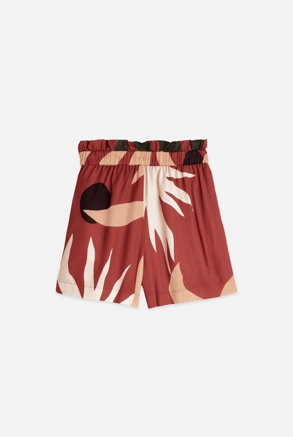 Printed High-Rise Elastic Waist Shorts - Scotch & Soda South Africa