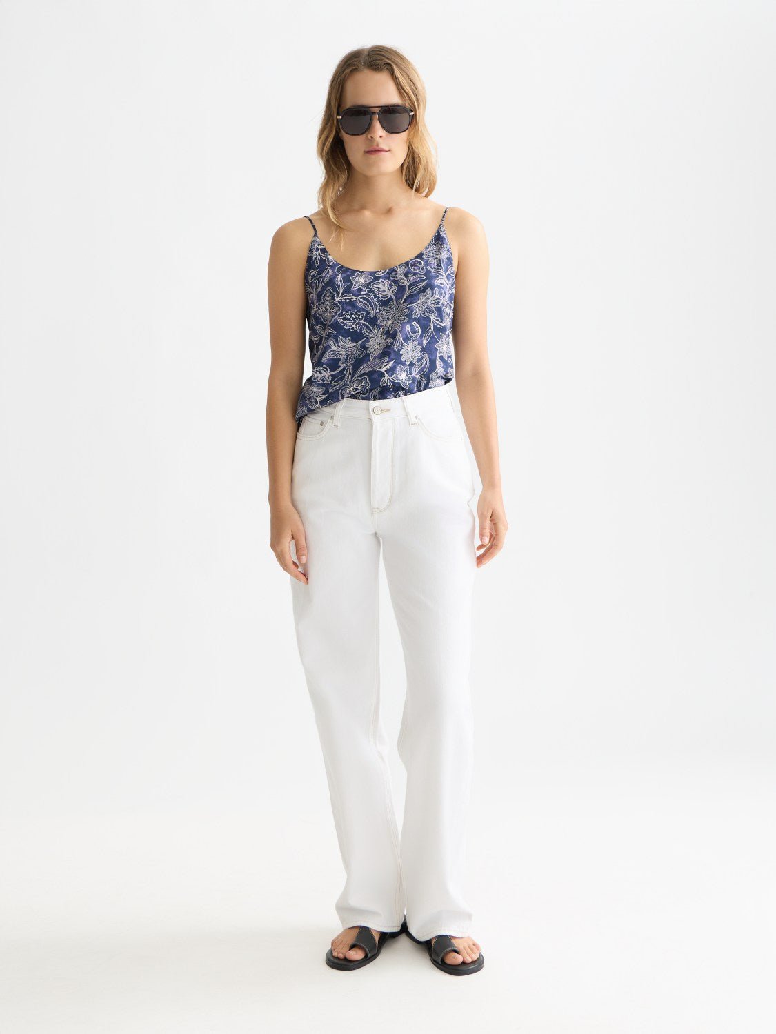 Printed Jersey Back Tank Top - Scotch & Soda South Africa