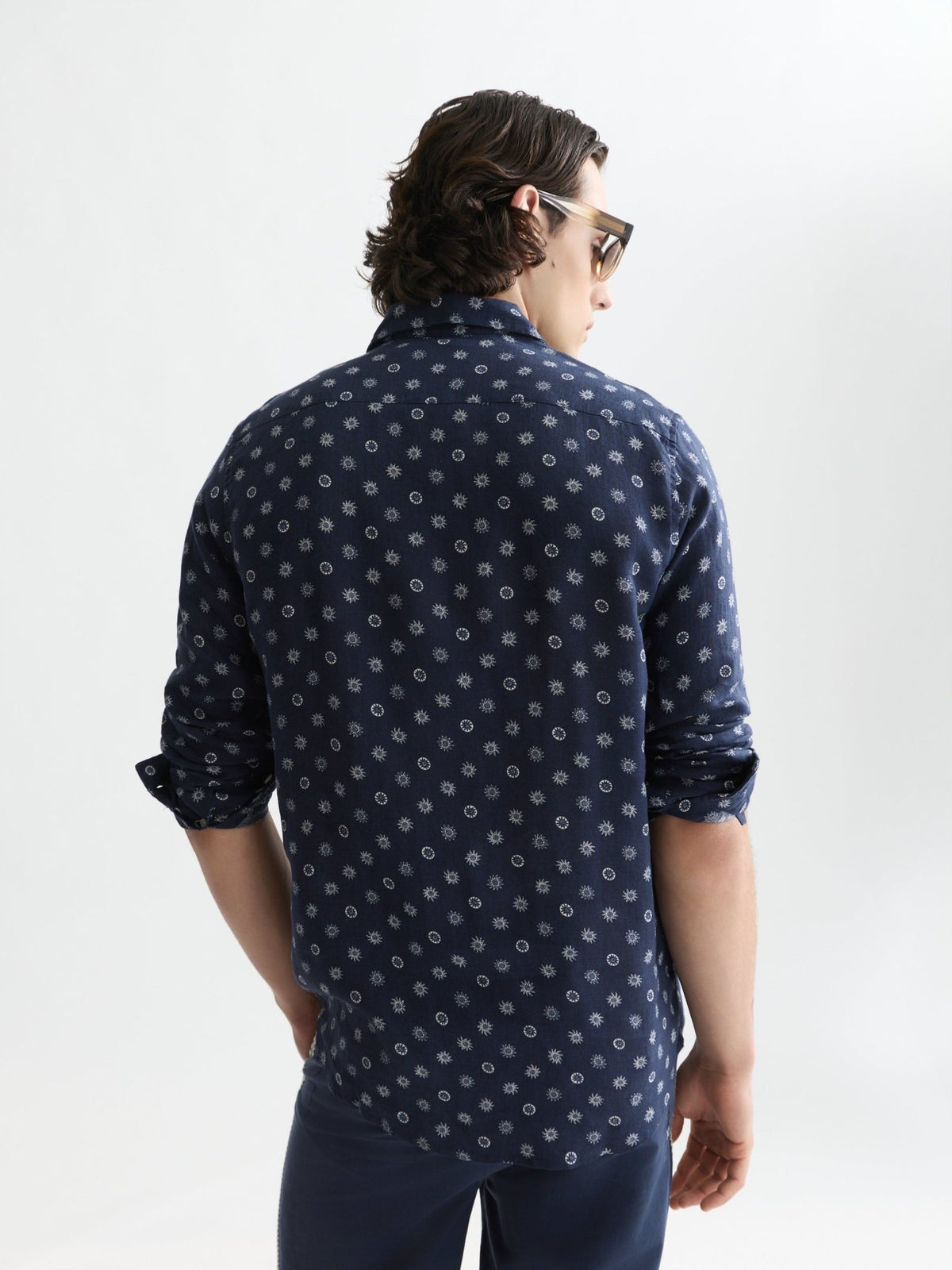 Printed Linen Regular-Fit Shirt - Scotch & Soda South Africa