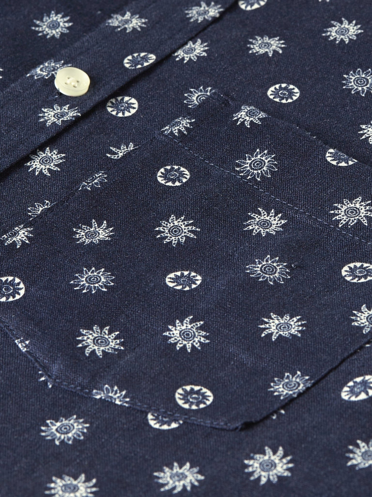 Printed Linen Regular-Fit Shirt - Scotch & Soda South Africa